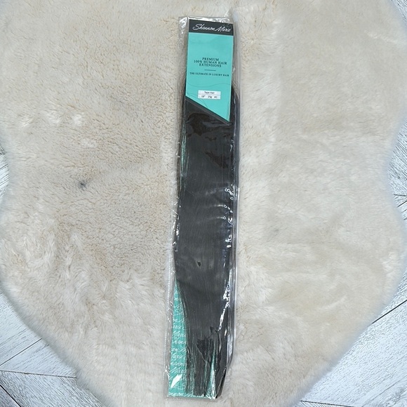 Premium Tape ins Hair Extensions - Dark Brown - 100% human hair - 18” - 25g - Picture 2 of 2